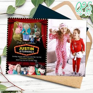 Sing 2 Invitation With Photo Customizable Template to Print at Home Instant Download