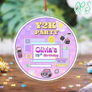 Y2k Party Acrylic Ornament Birthday Gift