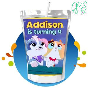 Rhyme time town Capri Sun Birthday Labels Digital File Printable Instant Download