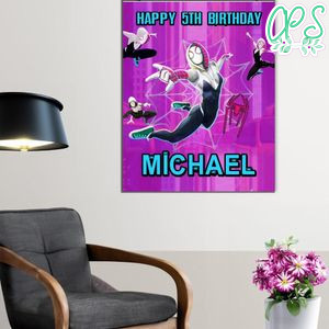 Gwen Birthday Poster Digital File Printable Instant Download