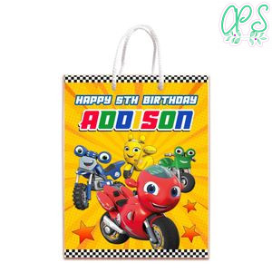 Ricky Zoom Gift Bag Label Template Printable Instant Download