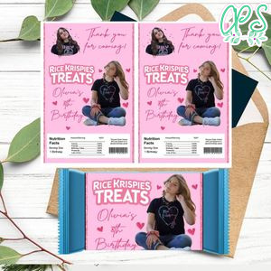 Piper Rockelle Rice Krispies Treats Template Printable Instant Download
