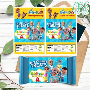 LooLoo Kids Rice Krispies Treats Template Printable Instant Download