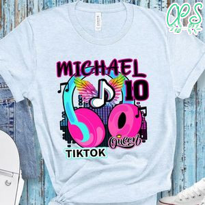 Musical Birthday Queen PNG file template