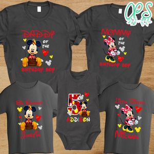 Mickey Mouse Birthday Customer request PNG file template