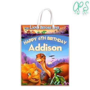 Land Before Time Gift Bag Label Template Printable Instant Download