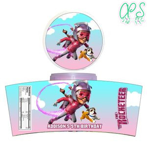 Rocketeer Cotton Candy Label Template To Print At Home Instant Download