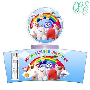 Badanamu Cotton Candy Label Template To Print At Home Instant Download