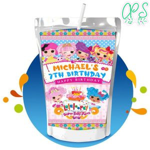 Lalaloopsy Capri Sun Birthday Labels Digital File Printable Instant Download