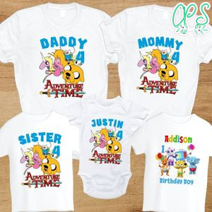 Adventure Time Birthday Family Trip Vacation PNG file template