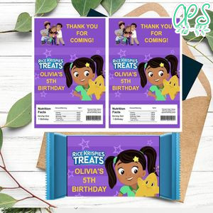 Nina's World Rice Krispies Treats Template Printable Instant Download