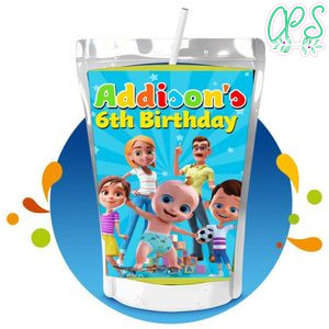 LooLoo Kids a Capri Sun Birthday Labels Digital File Printable Instant Download