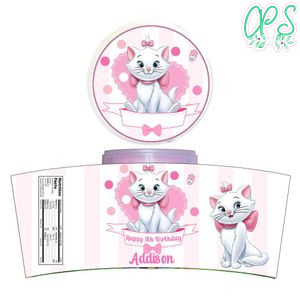 Marie Kitten Cotton Candy Label Template To Print At Home Instant Download