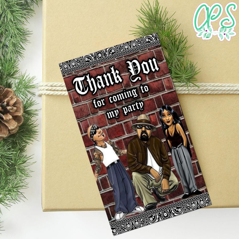 Cholo Thank You Tag Customizable Template To Print At Home Instant Download