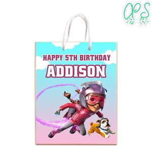 Rocketeer Gift Bag Label Template Printable Instant Download