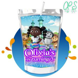 Dee and friends Capri Sun Birthday Labels Digital File Printable Instant Download