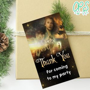 Peter Pan & Wendy Thank You Tag Customizable Template To Print At Home Instant Download