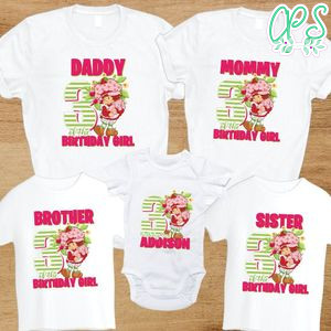 Strawberry Shortcake Family Birthday Party T-Shirt