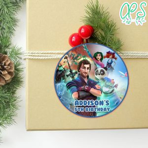 Koshchey: The True Story Circle Sticker Template Customizable To Print At Home Instant Download