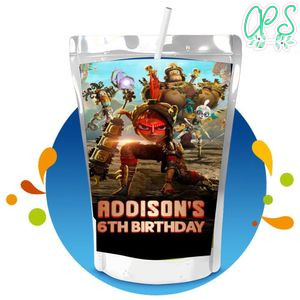 Maya and the Three Capri Sun Birthday Labels Digital File Printable Instant Download