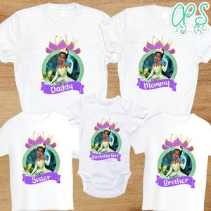 Tiana Family Birthday PNG file template