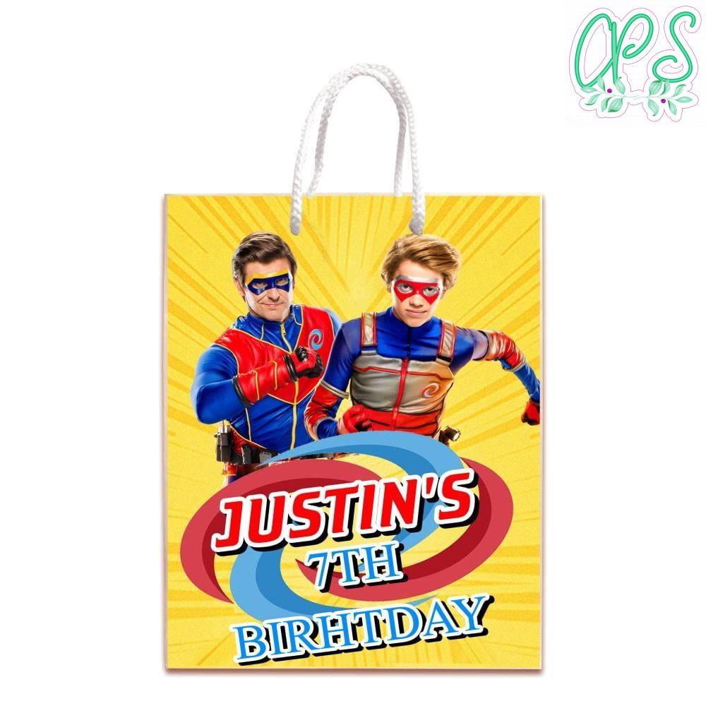 Henry Danger Gift Bag Label Template Printable Instant Download
