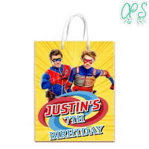 Henry Danger Gift Bag Label Template Printable Instant Download