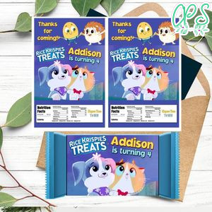 Rhyme time town Rice Krispies Treats Template Printable Instant Download