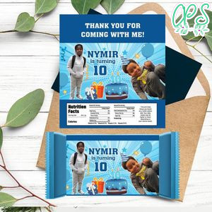 Birthday Boy Hershey-customer Candy Bar Label Customizable Template Instant Download