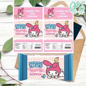 Melody Rice Krispies Treats Template Printable Instant Download