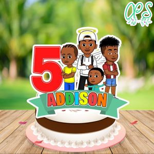 Jools tv Cake Topper Template Printable Instant Download