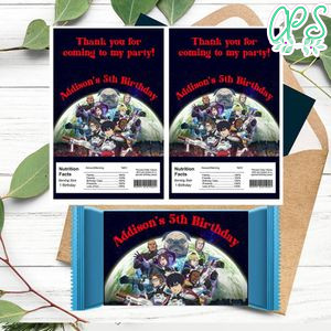 Yakitori Soldiers of Misfortune Rice Krispies Treats Template Printable Instant Download