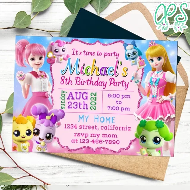 Catch Teenieping Invitation Customizable Template DIY