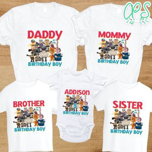 Timmy Time Family Birthday PNG file template