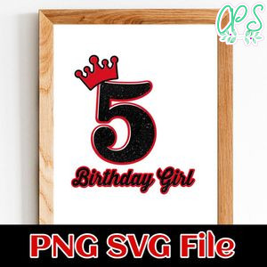 Crown Birthday Customer request PNG file template