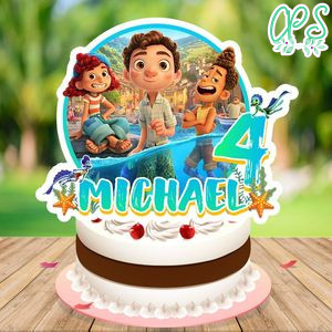 Luca Cake Topper Template Printable Instant Download