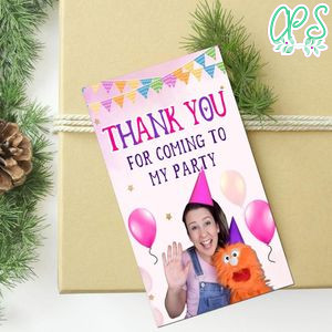 Ms. Rachel Thank You Tag Customizable Template To Print At Home Instant Download