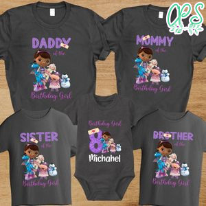 Doc Mcstuffins Birthday Family Trip Vacation T-Shirt