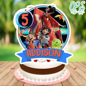 Over the moon Birthday Cake Topper Template Printable Instant Download