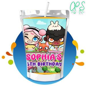 Avatar World Capri Sun Birthday Label Digital File Printable Instant Download