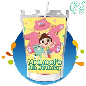 Luo Bao Bei Capri Sun Birthday Labels Digital File Printable Instant Download