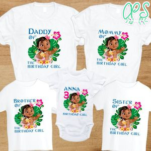 Moana Family Birthday Party T-Shirt