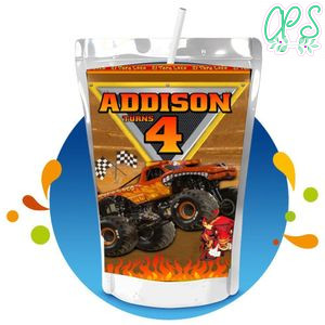 El Toro loco Capri Sun Birthday Labels Digital File Printable Instant Download