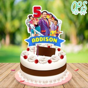 Junior express Cake Topper Template Printable Instant Download