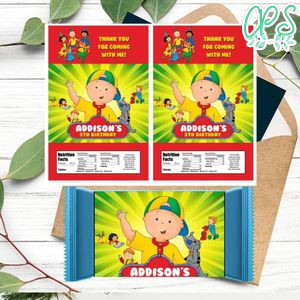 Caillou Rice Krispies Treats Printable Instant Download
