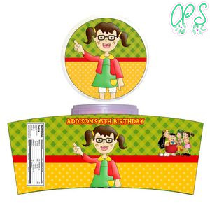 La Chilindrina Cotton Candy Label Template To Print At Home Instant Download