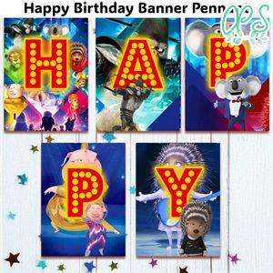 Sing 2 Banner Pennant Digital File Template Instant Download