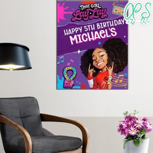 That Girl Lay Lay Birthday Poster Digital File Printable Instant Download