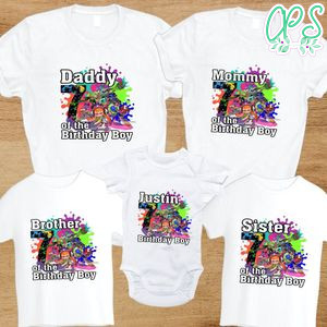 Splatoon Birthday Family Trip Vacation PNG file template