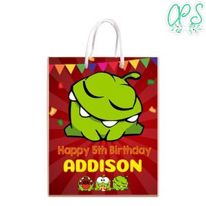 Om Nom Gift Bag Label Template Printable Instant Download